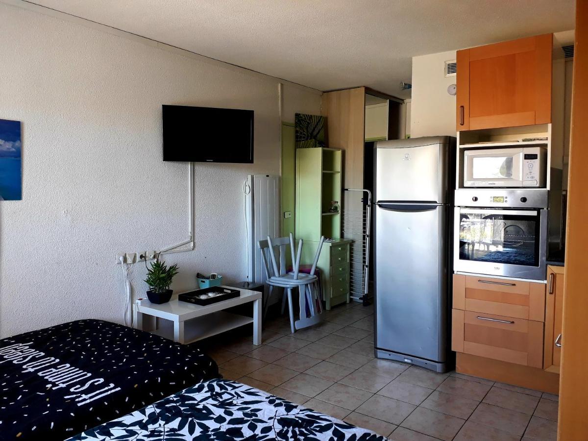 Апартаменти Studio Bambou - Piscine - Acces Direct A La Plage - Lydia Playa Ле-Баркарес Екстер'єр фото
